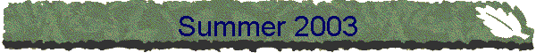 Summer 2003